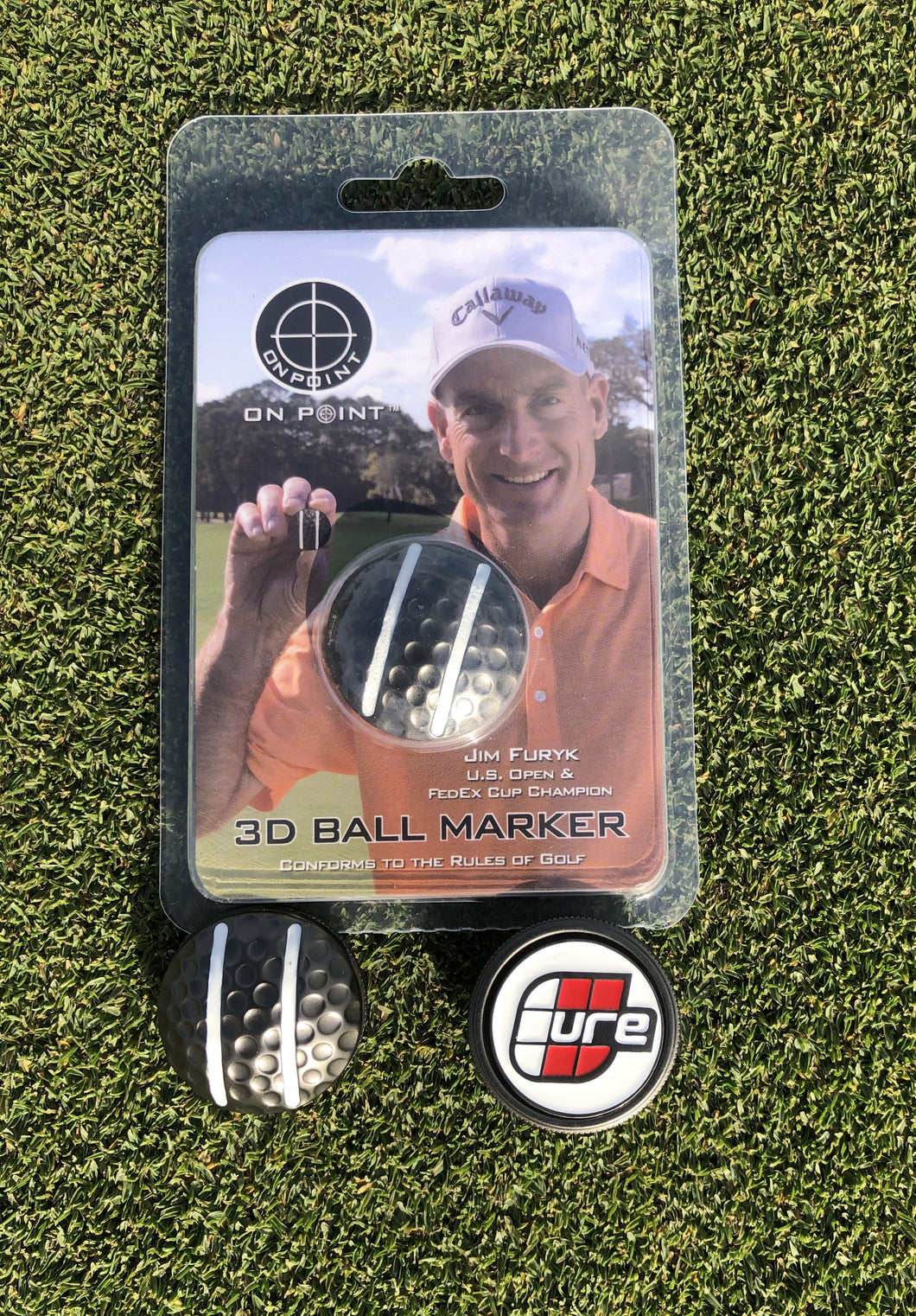 Custom Cure Putters ball marker by OnPoint